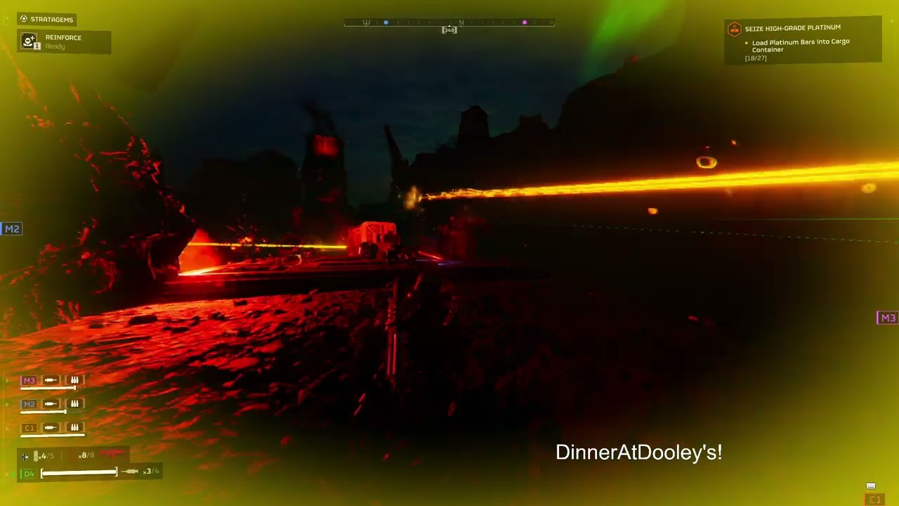 DooleyDives Seizing Platinum NIGHT MISSION Chaos! #dooleydives #helldivers2gameplay