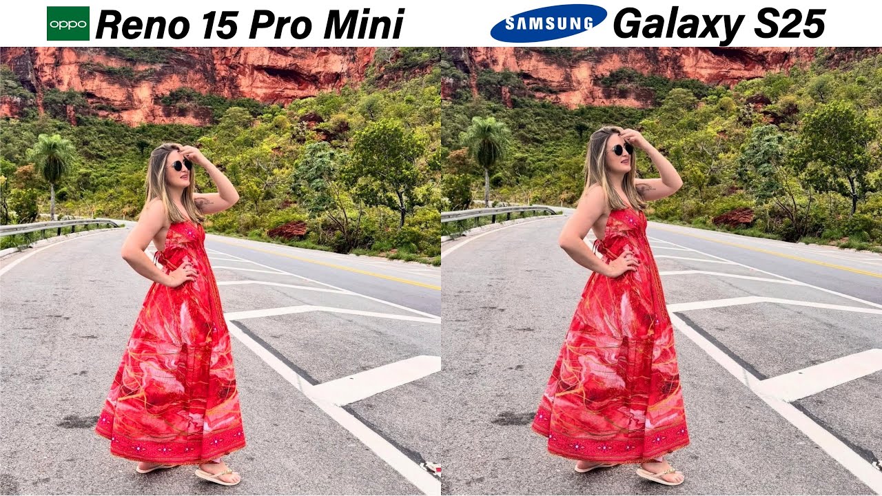 Oppo Reno 15 Pro Mini vs Samsung Galaxy S25 Camera Test Comparison