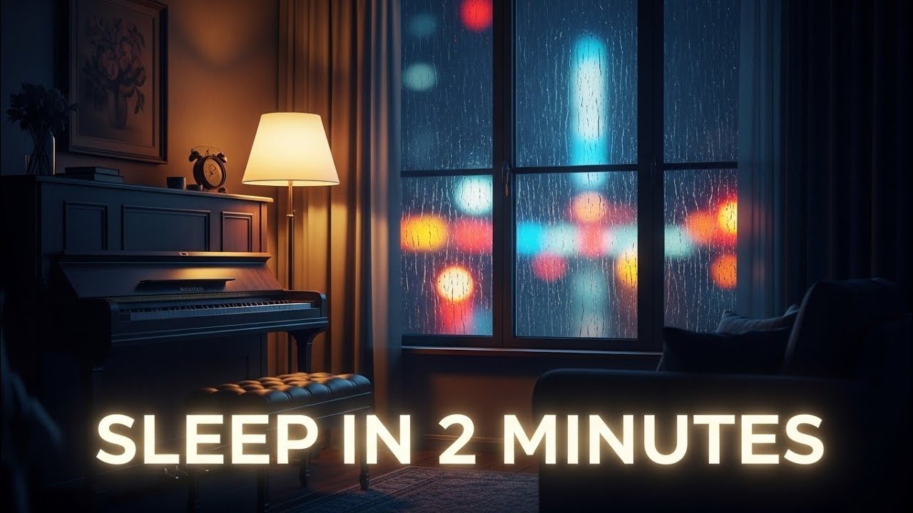 Rainy Night Piano 🌧️ Relaxing Sleep Music with Rain Sounds | Sherzod Composer