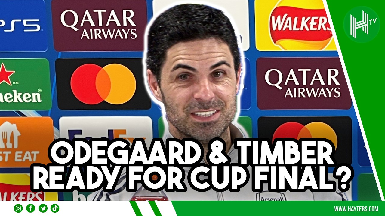 Odegaard & Timber BACK for cup final? | Mikel Arteta | Arsenal v Leverkusen