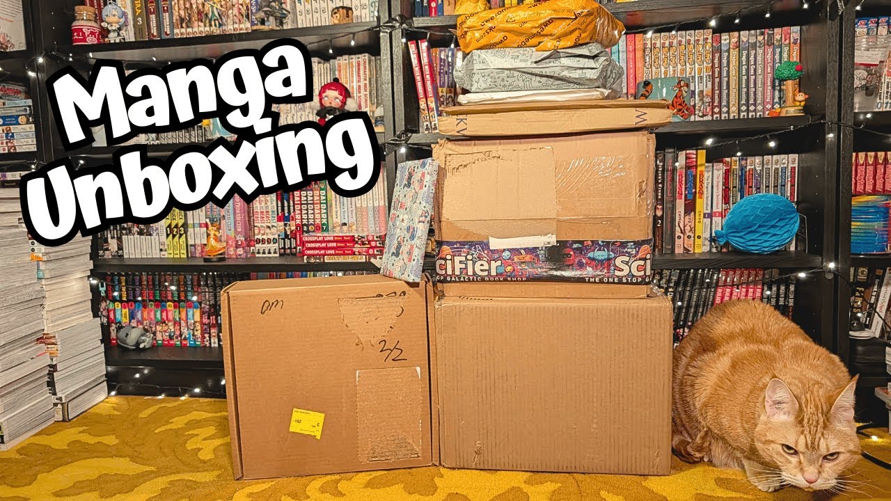 Unboxing Manga from a NEW store 👀