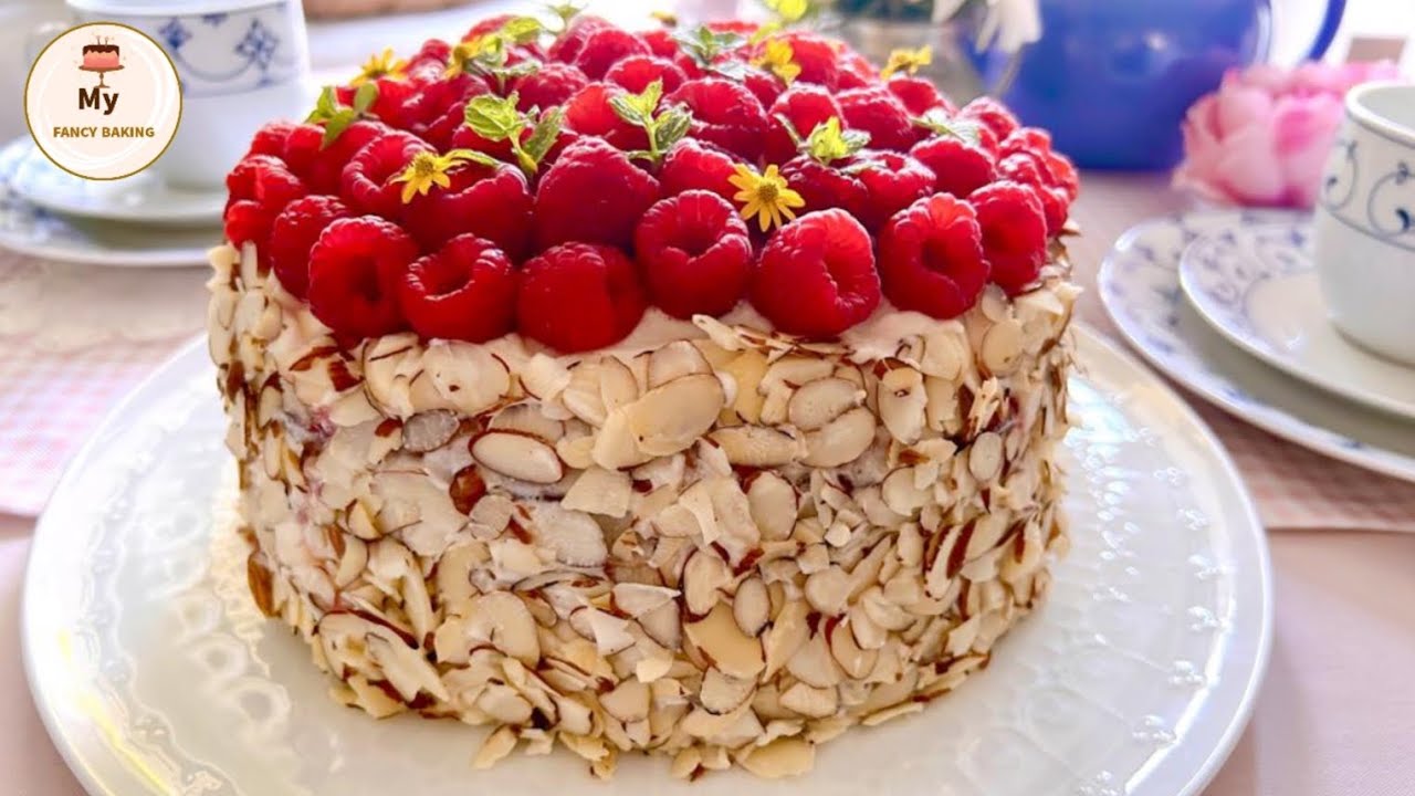 Raspberry Cake | Raspberry Yogurt Cake Recipe