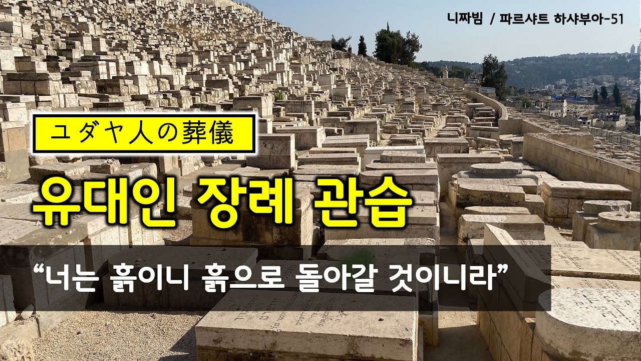 [108] 유대인의 장례 문화/왜 무덤에 돌을 올려놓을까?/ユダヤ人の葬儀/51-니짜빔/토라 포션/유병성 목사