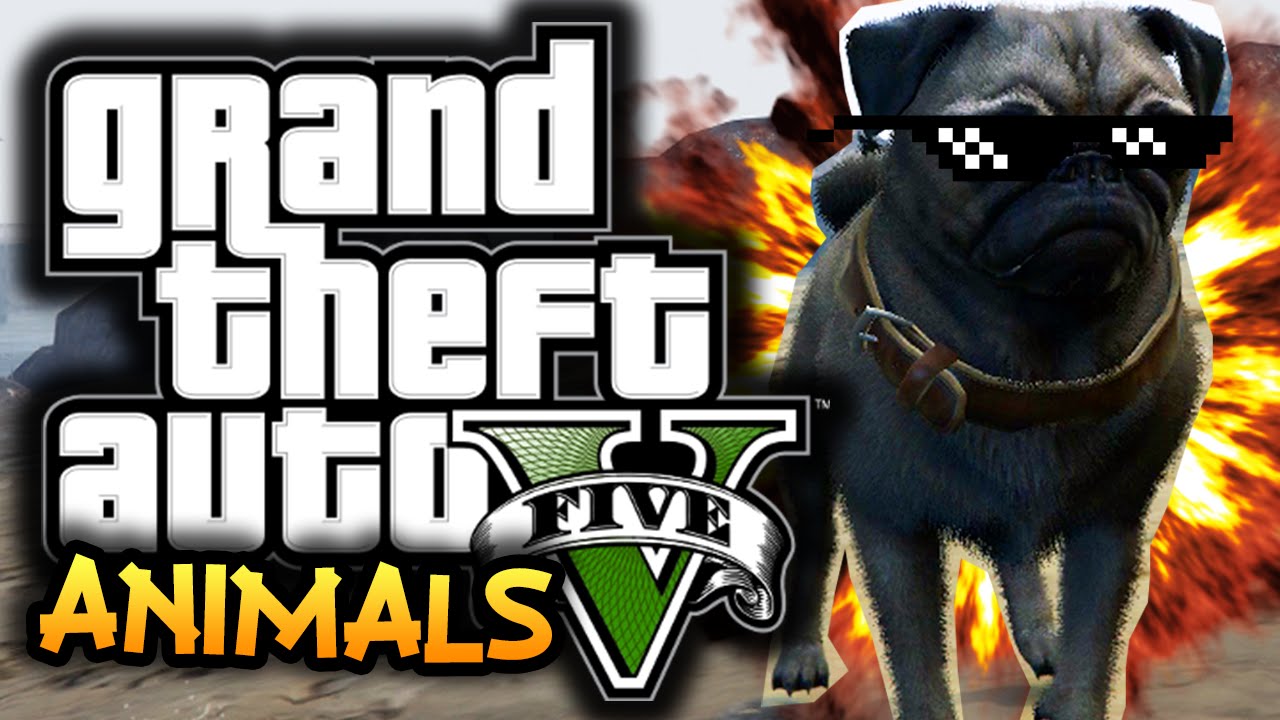 GTA 5: Смешные моменты нового поколения! #2 — Игра за животных, рельсовая пушка, убийство топором!