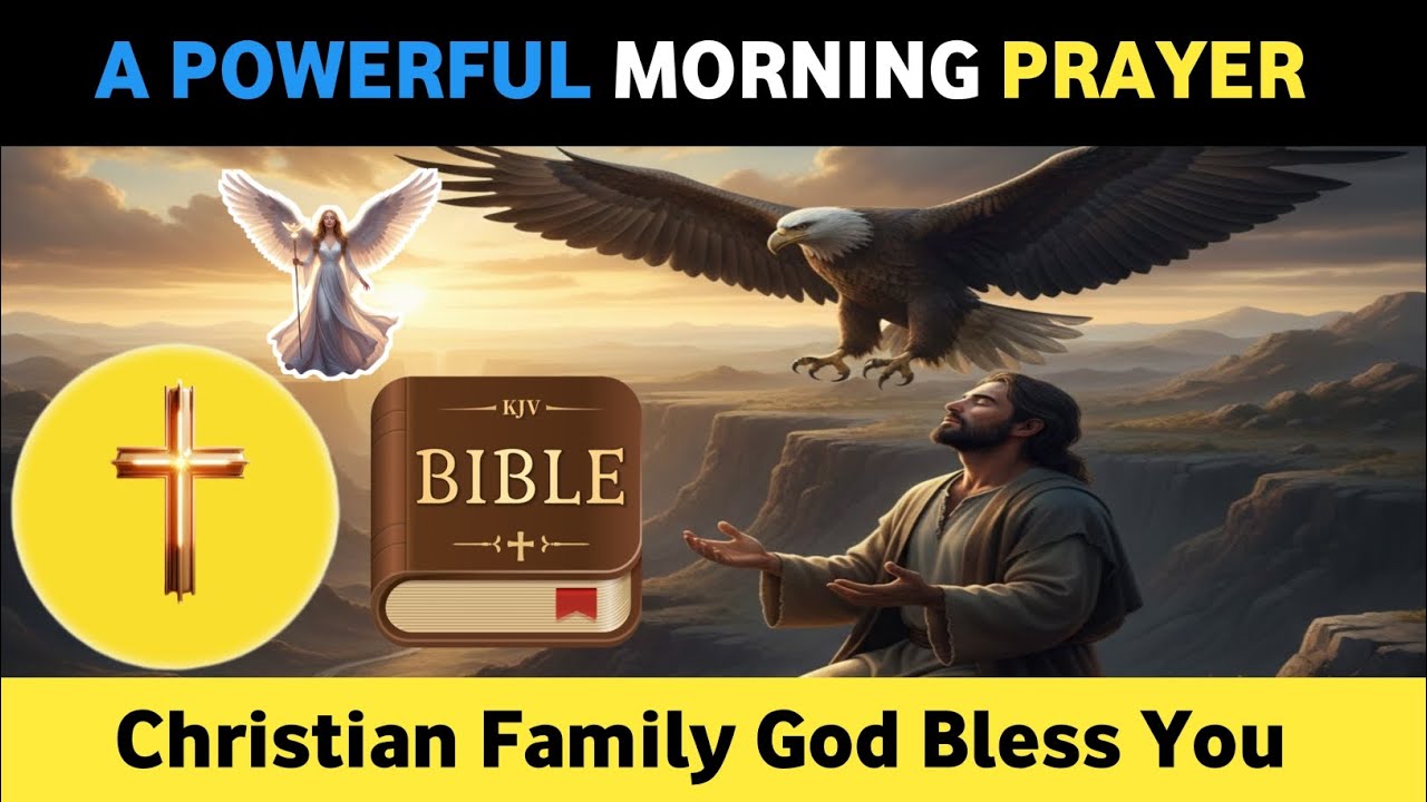 POWERFUL MORNING PRAYER 🙏 Start Your Day With God’s Peace & Protection#jesus #prayer #lord #love 