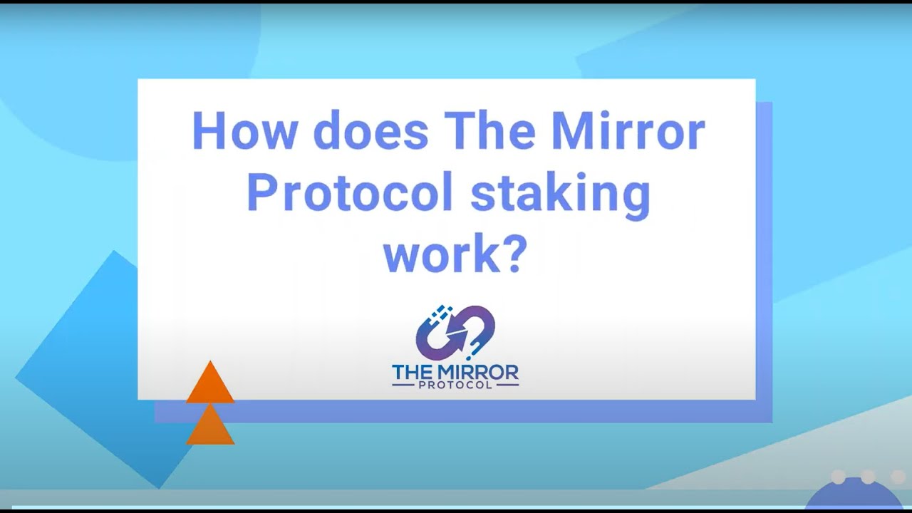 The Mirror Protocol Staking Fees Breakdown.