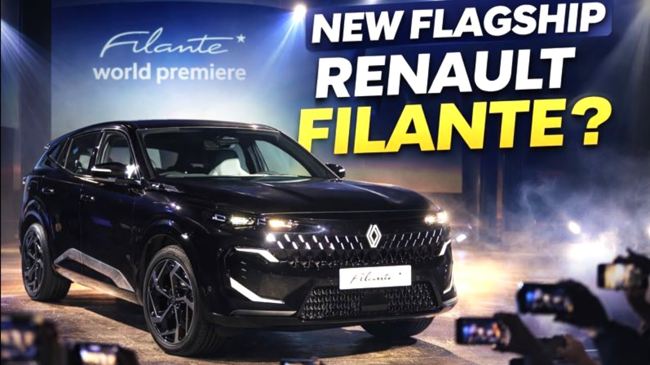 Сегодня был представлен новый Renault Filante — флагманский кроссовер мирового класса.