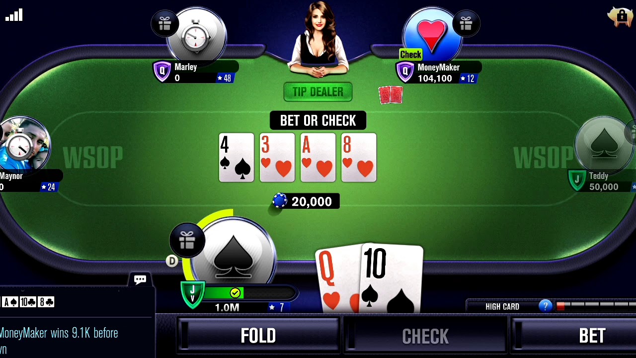World Series of Poker &ndash; WSOP Free Texas Holdem Gameplay