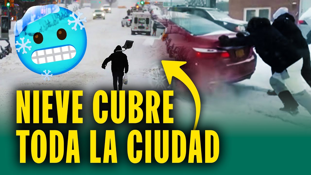 Megatormenta deja toda la ciudad congelada: Miles de personas se quedaron sin luz