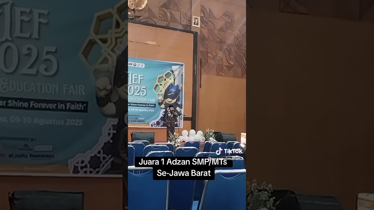 JUARA 1 Lomba ADZAN SMP/MTs Se-jawa barat