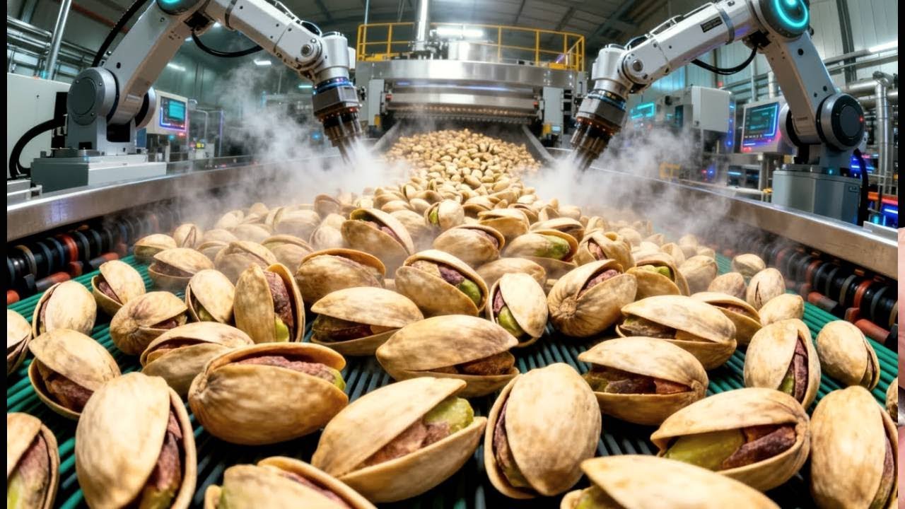 Cómo una fábrica moderna de pistachos transforma la cosecha cruda en una perfección crujiente irresi
