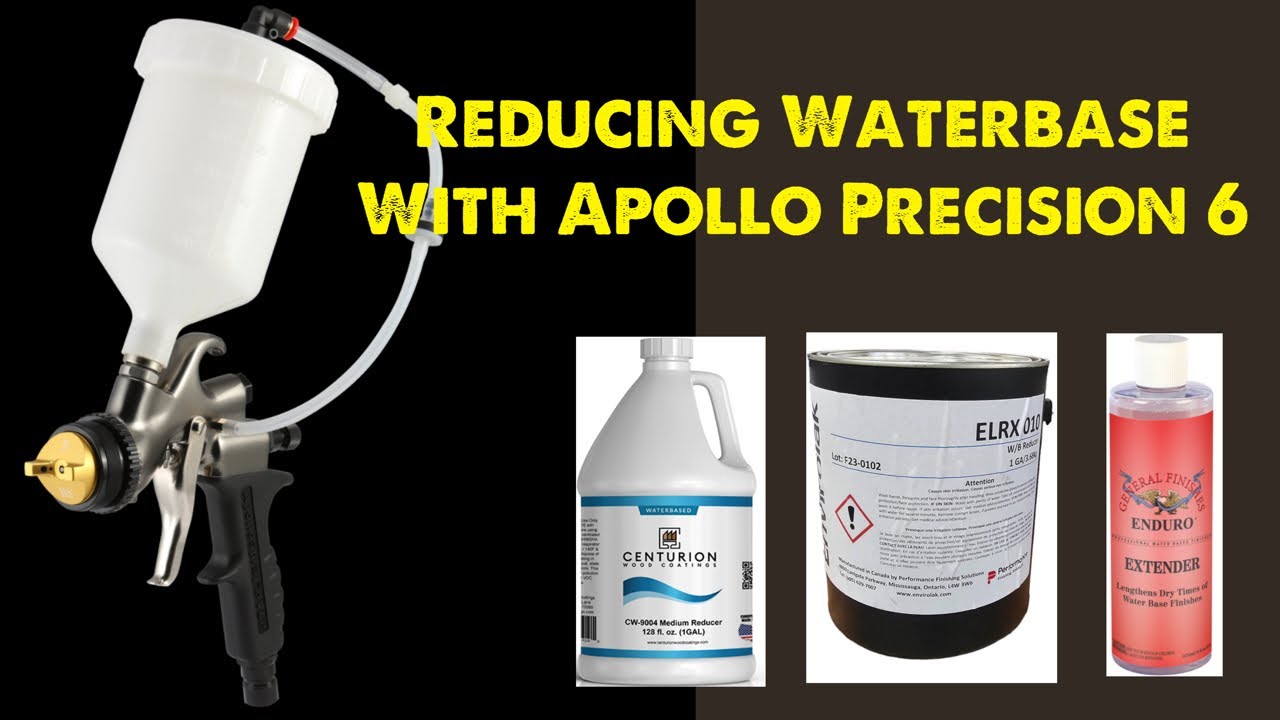 How to Reduce waterbase coatings  with the Apollo precision 6 turbine