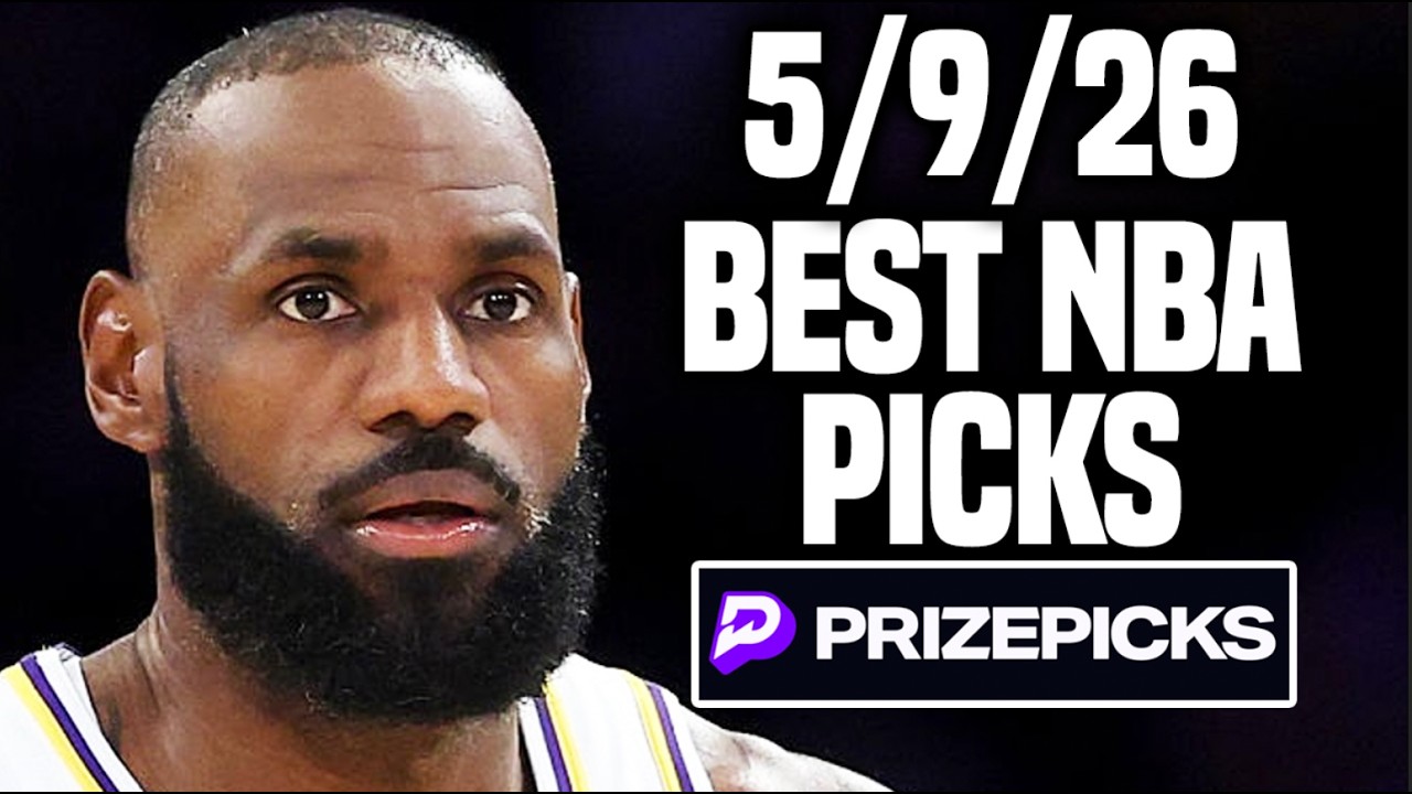 BEST NBA PROPS TODAY | BEST 5 BETS | SATURDAY 5/9/26 | PRIZEPICKS & UNDERDOG FANTASY