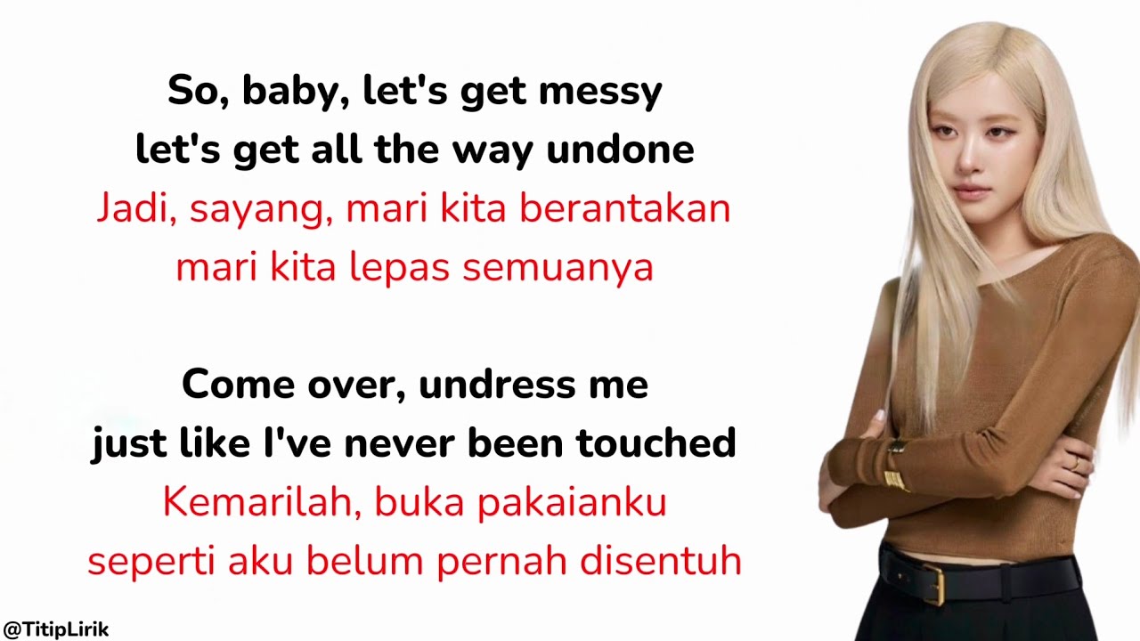 Lirik ROS&Eacute; - Messy (From F1&reg; The Movie) dan Terjemahannya