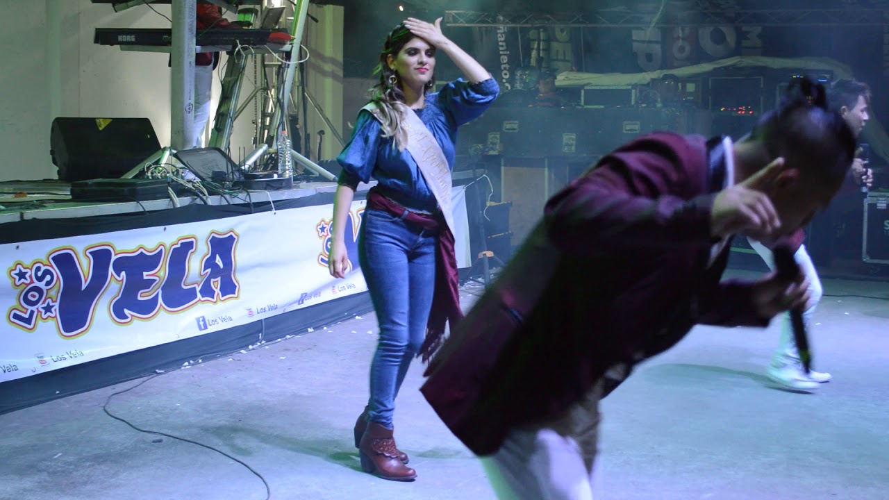 REINA DE EXPO FERIA REGIONAL GANADERA 2019, EN EL ESCENARIO CON LOS  VELA ..