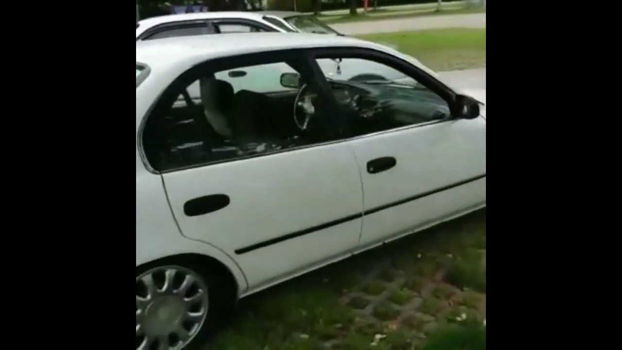 Ae101 Toyota corolla modifiye air s&uuml;spansiyon #ae101 #toyotacorolla