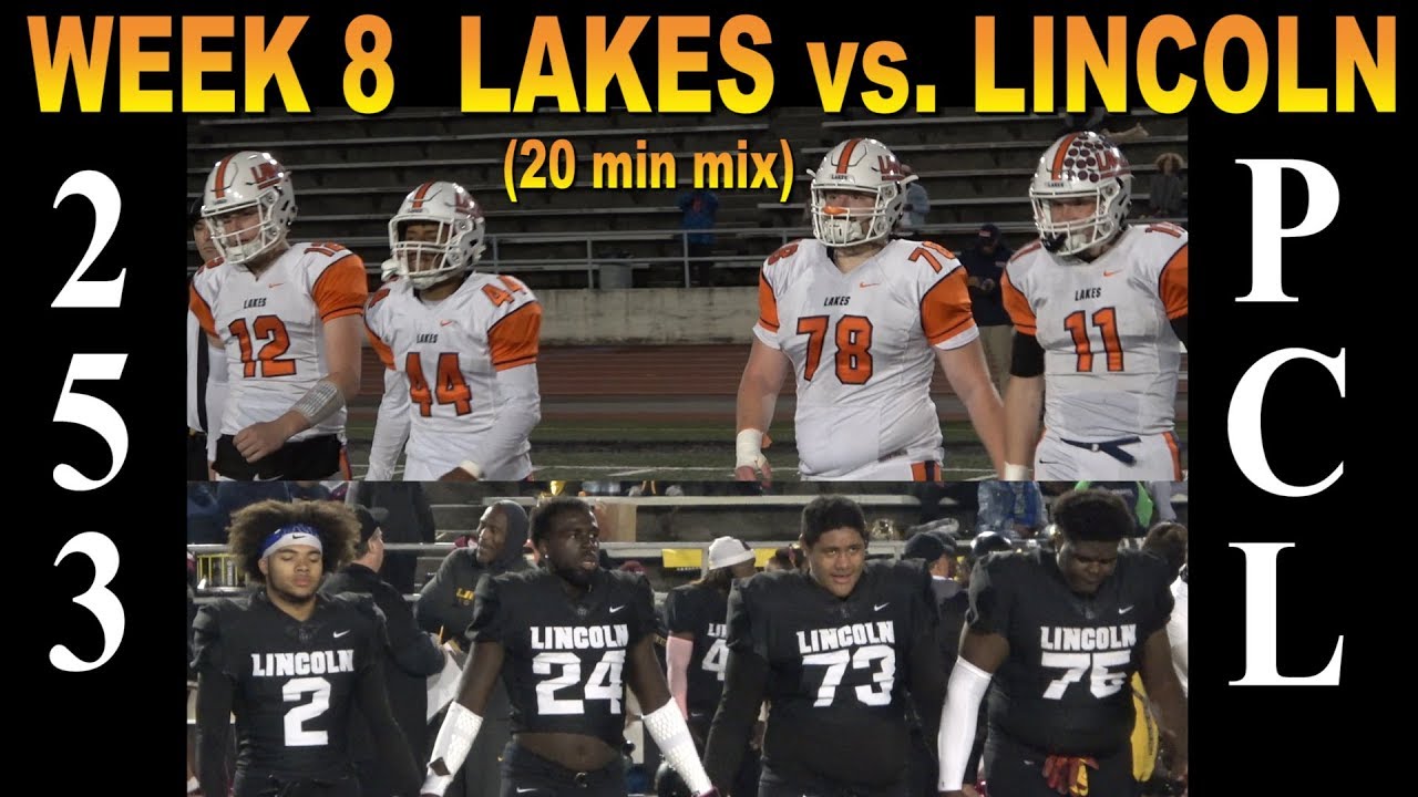 2018 WEEK 8: Lakes 42 - Lincoln 24  Full 20-min #NWBMix