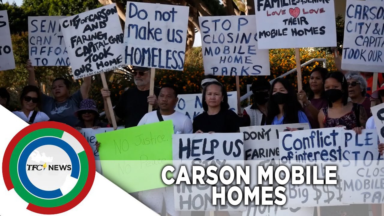 Elderly FilAms fight to keep Carson mobile homes | TFC News California, USA