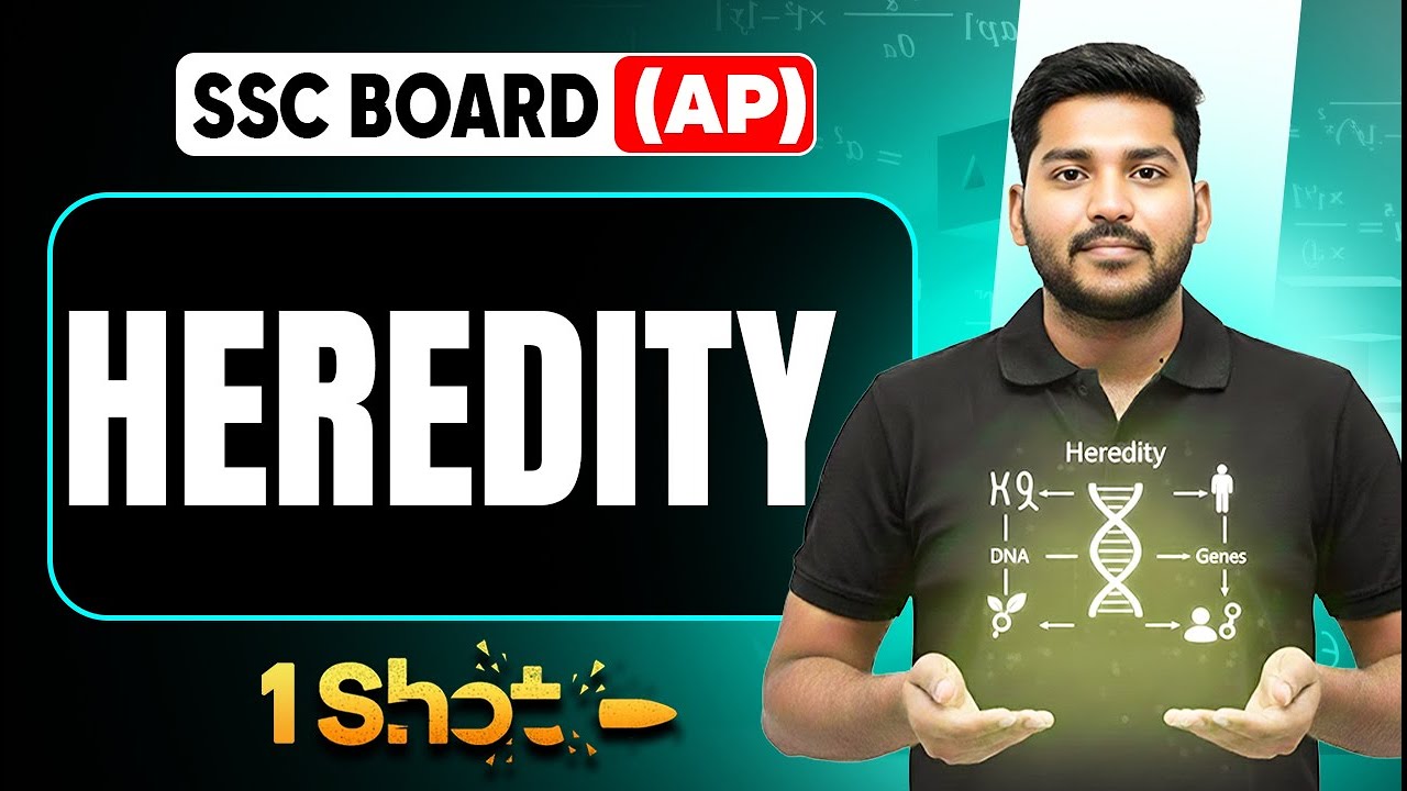 Heredity in 1 Shot | Science in Telugu | Class 10 AP Board