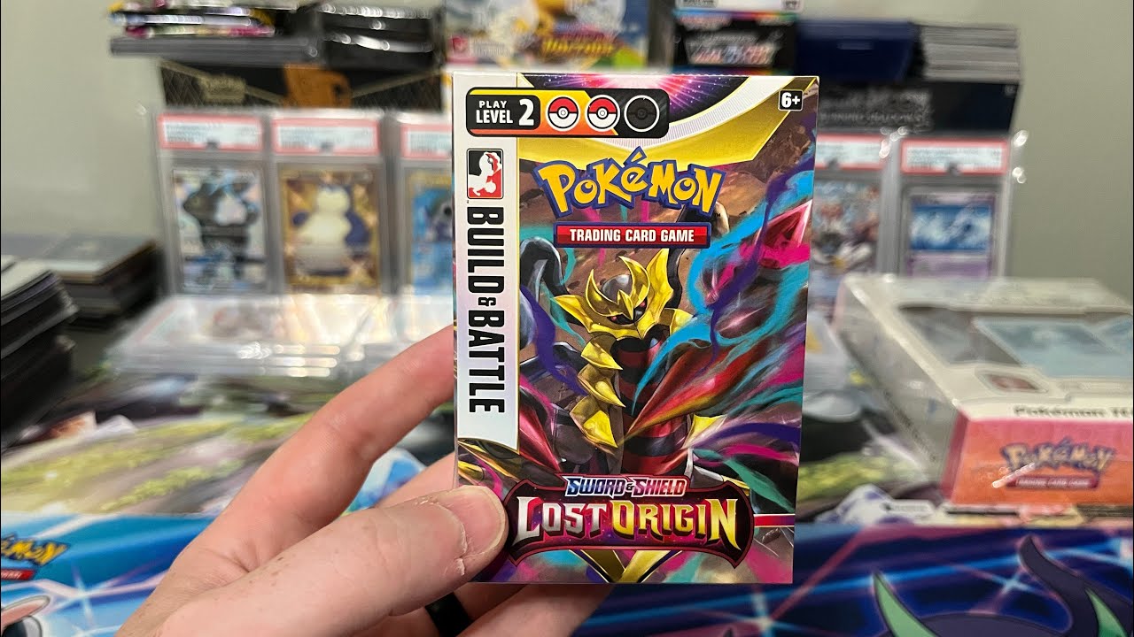 Opening A Build and Battle PreRelease Lost Origin Box Pok&eacute;mon Cards