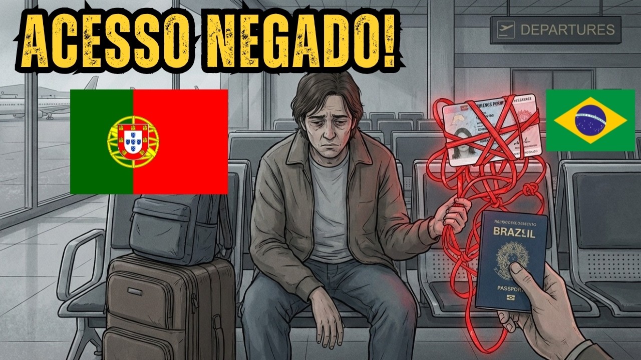 ACABOU O SONHO EM MORAR EM PORTUGAL! PORTA FECHADA DE PORTUGAL PARA BRASILEIROS! ENTENDA!!