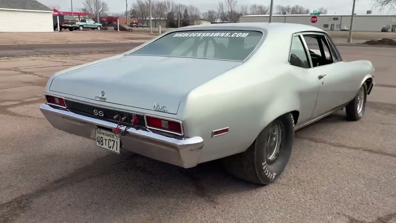 565-Powered 1972 Chevrolet Nova Coupe Drag Car