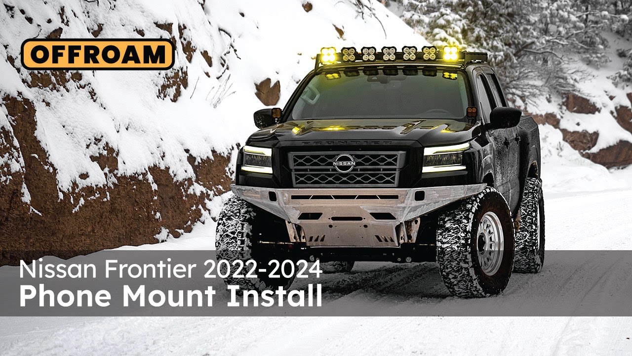 Nissan Frontier 2022-2024 Phone Mount Install - made by OFFROAM
