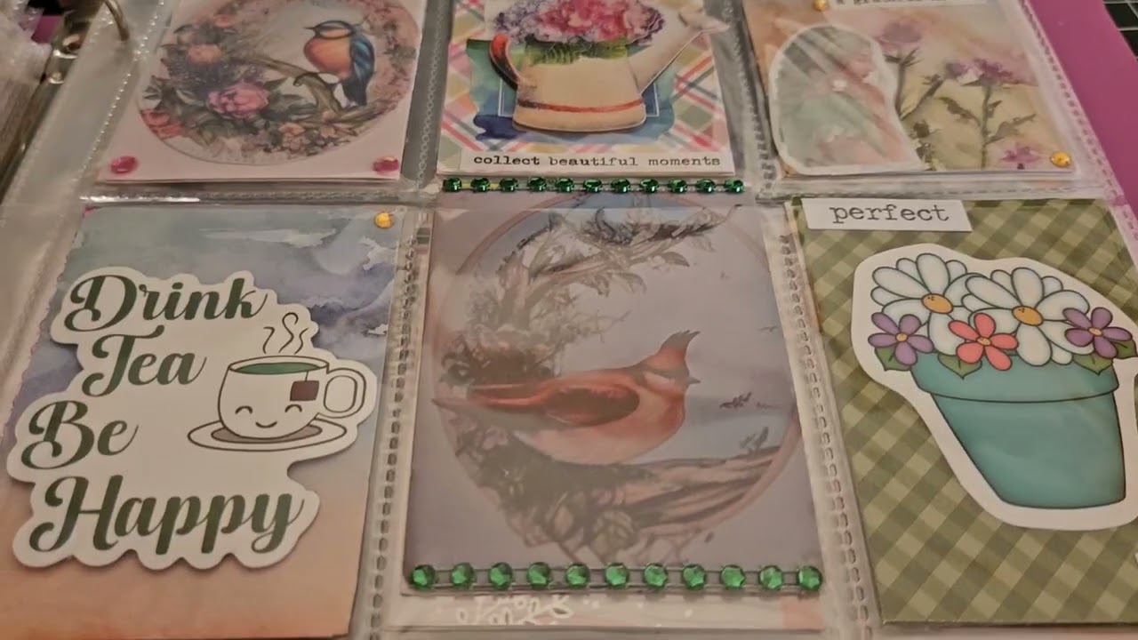 Flip Through Of My Altered Playing Cards for 2025 . #decktheyear2025 . @PennysCraftyCreations 