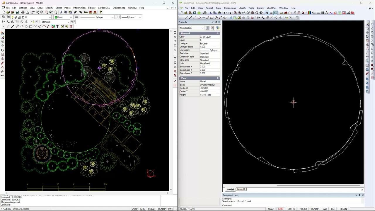 Compare GardenCAD with gCADPlus