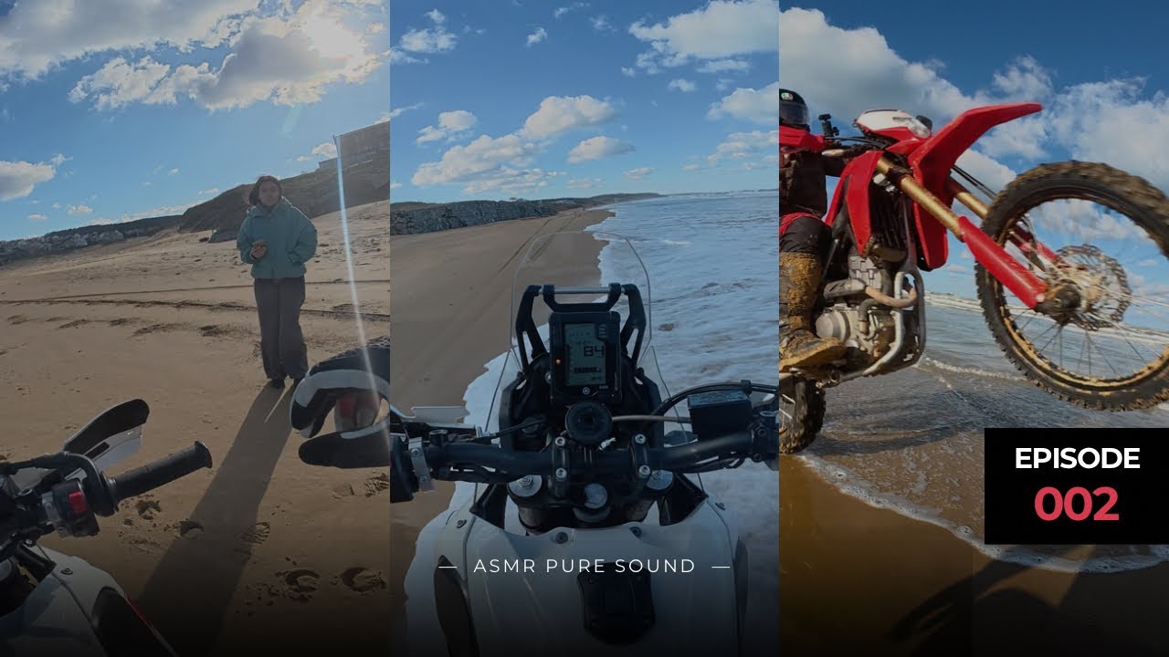 Beach Riding Gone Wild | Ténéré 700 & CRF 250 | Pure Exhaust ASMR