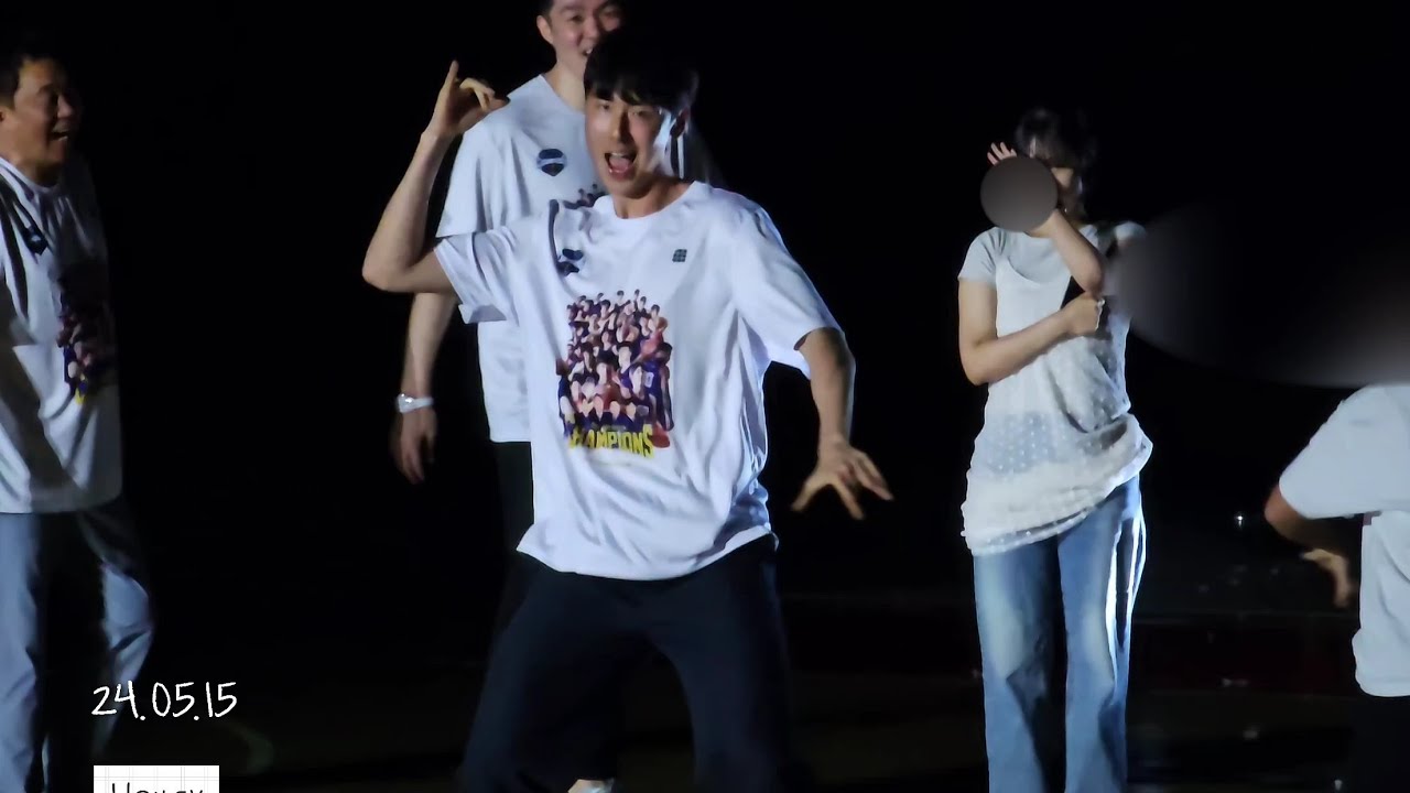 240515 부산KCC 우승 팬페스타 - 맑눈광 송교창의 암바앵콜과 댄스타임🥹🤣