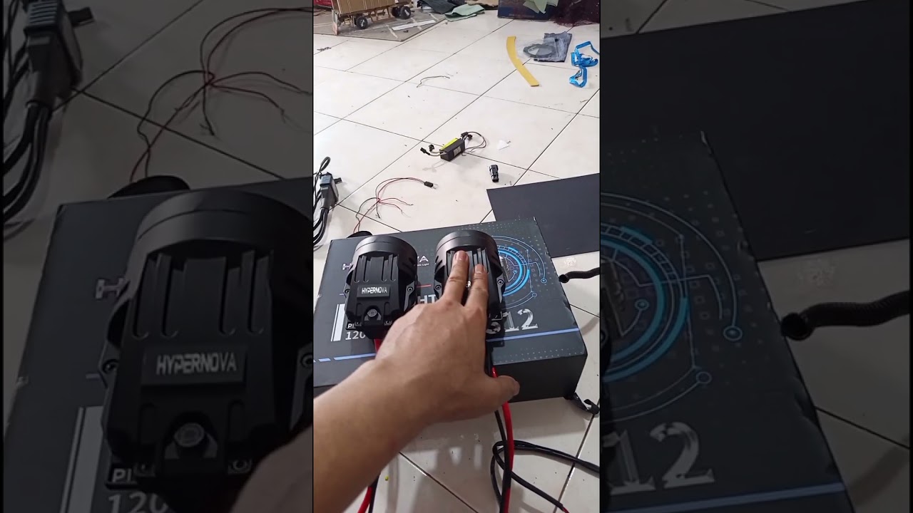 Review Foghlamp Biled Hypernova S12 satu warna beserta kelengkapan PNP ke Sigra tipe D 2018