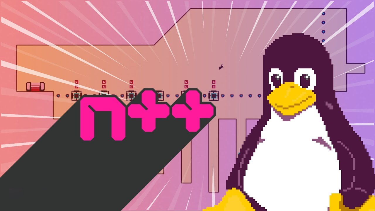 This platformer is INSANELY hard: N++ (NPLUSPLUS) | The Linux Gamer Review