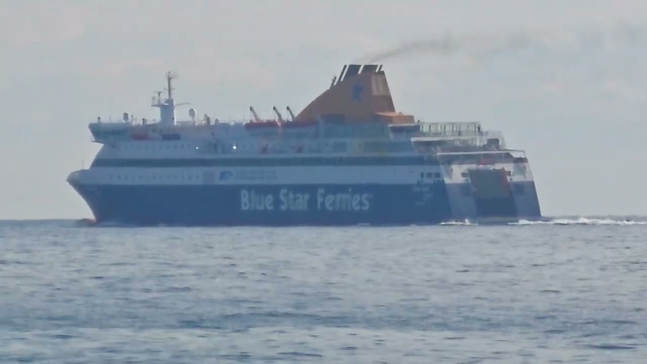 Αναχώρηση  blue star chios 16/1/2026