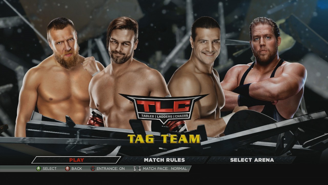 WWE 2K15: DANIEL BRYAN & JUSTIN GABRIEL VS. ALBERTO DEL RIO & JACK SWAGGER - TAG TEAM | GAMEPLAY