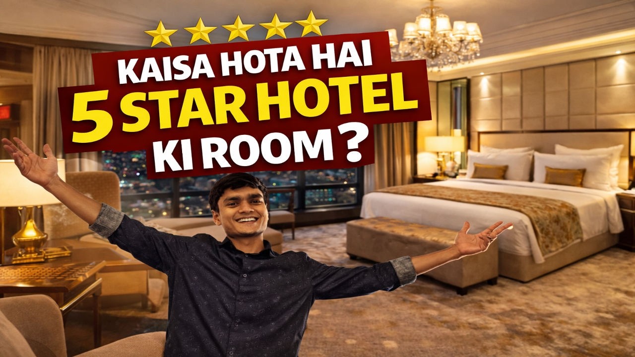 • 5 STAR HOTEL KI ROOM ANDAR SE KAISI HOTI HAI? 😍 #funny #hotellife #5starhotel #dailyvlog #viral
