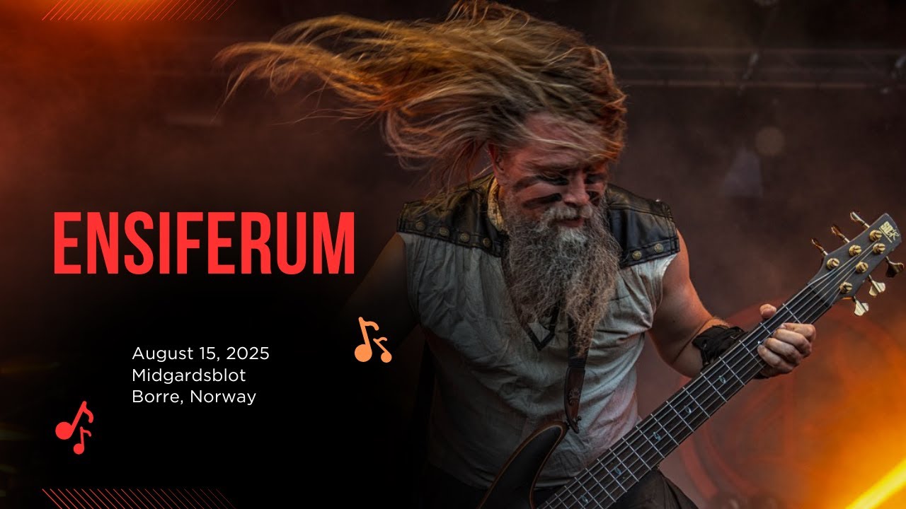 Ensiferum. Концерт на фестивале Midgardsblot, Норвегия. 15 августа 2025