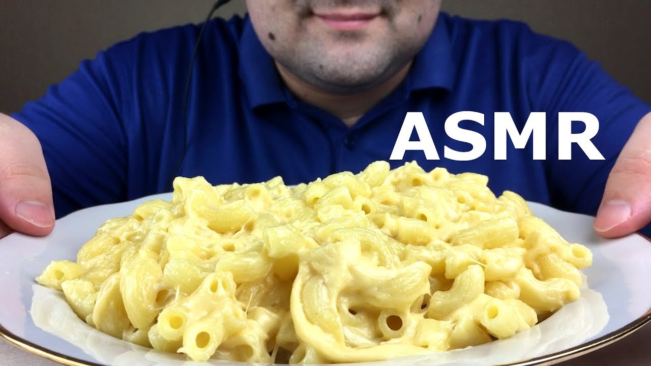 MAC N CHEESE ASMR (Cheesy and Macaroni Eating Sounds) NO TALKING