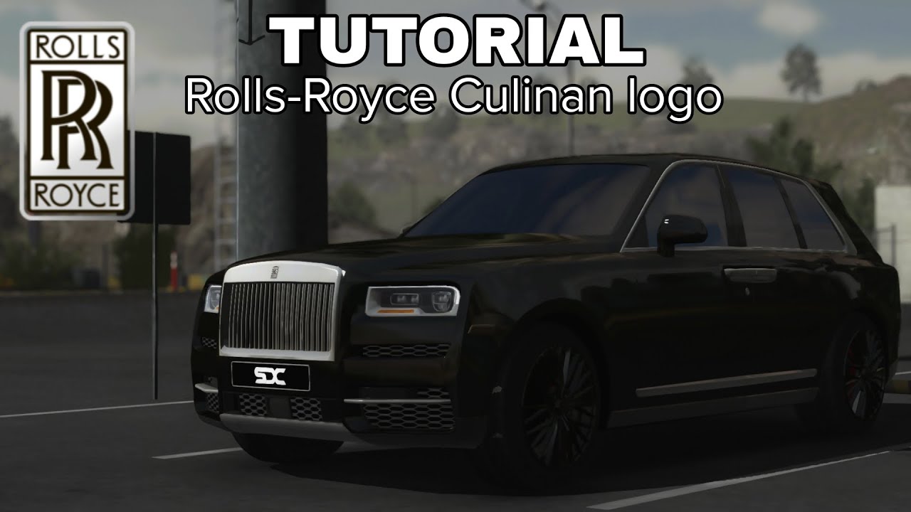 Учебное пособие по созданию высококачественного логотипа Rolls-Royce Culinan в игре CAR PARKING M...