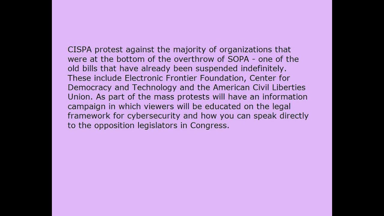 What is CISPA ?