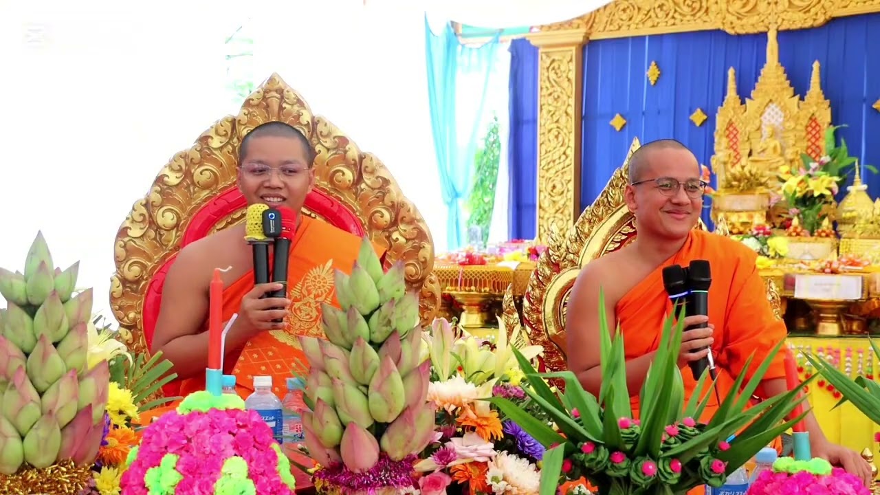 ទេសនាគ្រែ២ បុណ្យកថិនទានសាមគ្គី វត្តគិរីសាគរ បឹងផ្តិល Tesna Krae2 Keo Sovannara And Ke muni Dhama