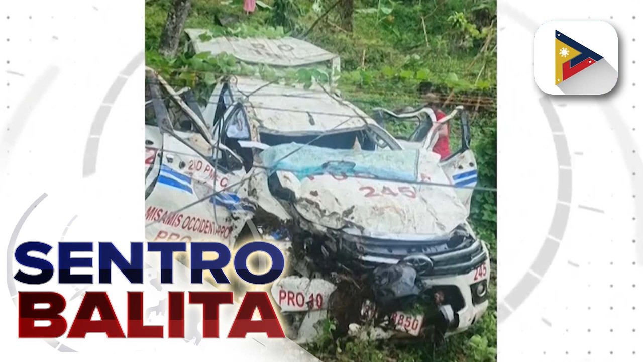 4 pulis at 1 sibilyan, patay matapos mahulog sa bangin ang sinasakyan na patrol car; PRO-10 at...
