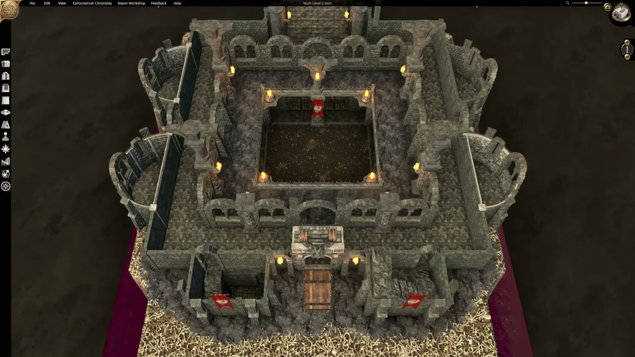 Multi Level Maps! #dungeonalchemist #dnd