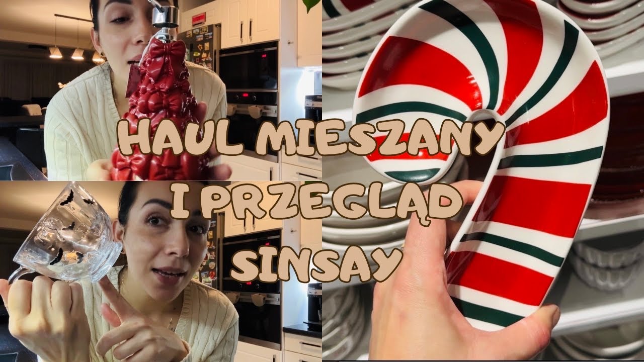 HAUL Z RZECZAMI DO DOMU🛍️ I PRZEGLĄD ŚWIĄTECZNY Z SINSAY&bull;Z CENAMI!💚