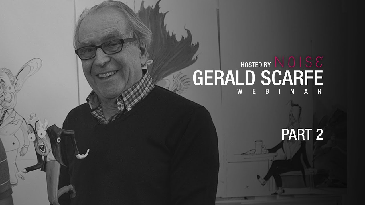 Gerald Scarfe Webinar #2: Satire, Self Promotion & Character Development