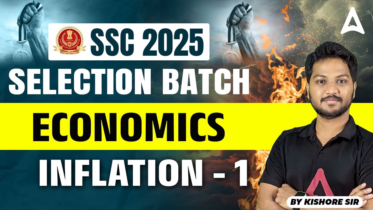 SSC General Awareness Classes in Tamil | SSC Economics - Inflation | Kishore Sir