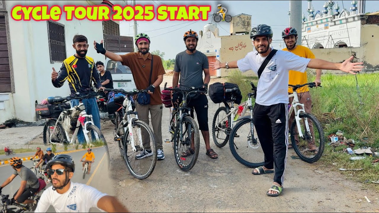 Cycle🚴Tour 2025 Start 😍 Sialkot To Kashmir Neelum Valley 🏔️ Vlog #1 | Mavii pendu