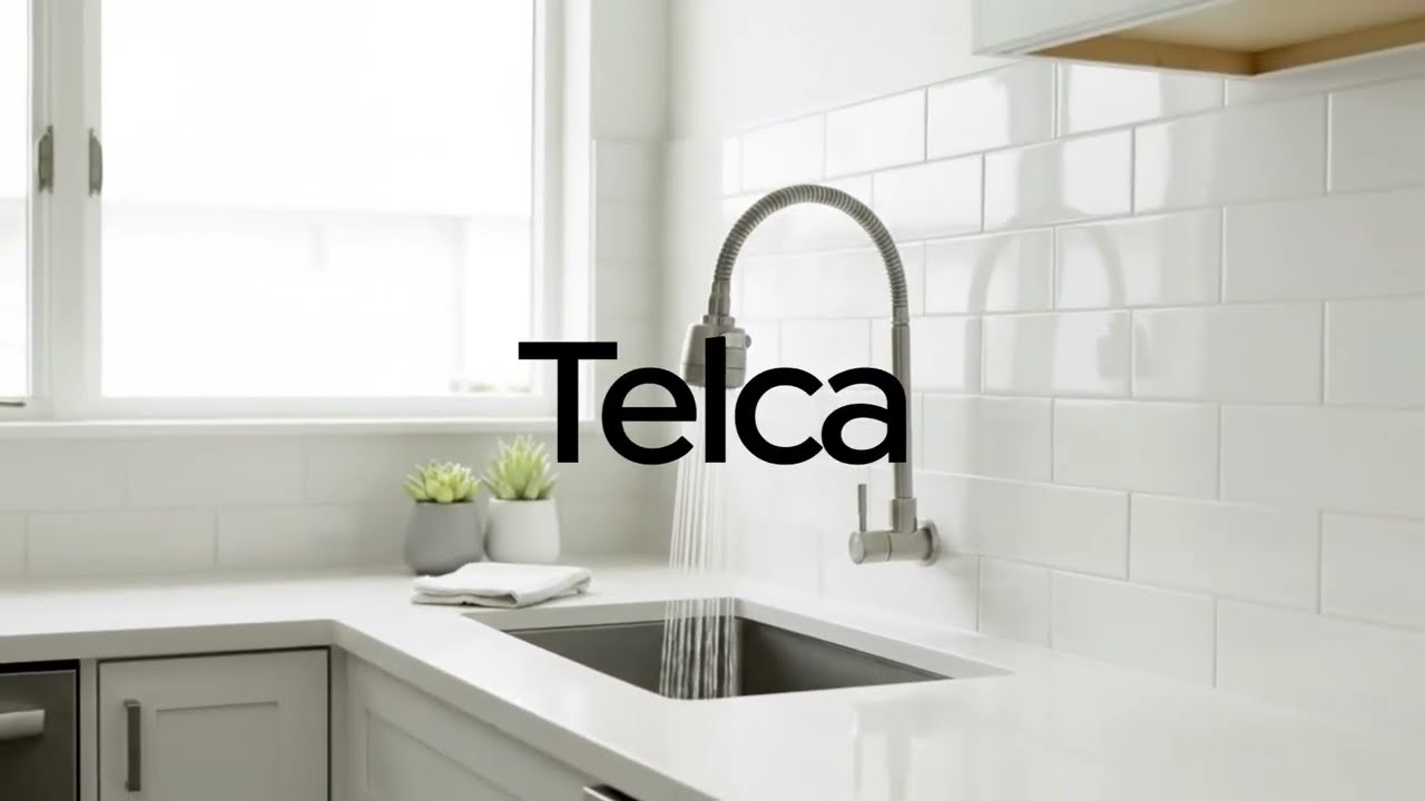 XSCF-8630 Torneira Flexível Água Fria Escovada para Cozinha Telca | Alcance e Praticidade