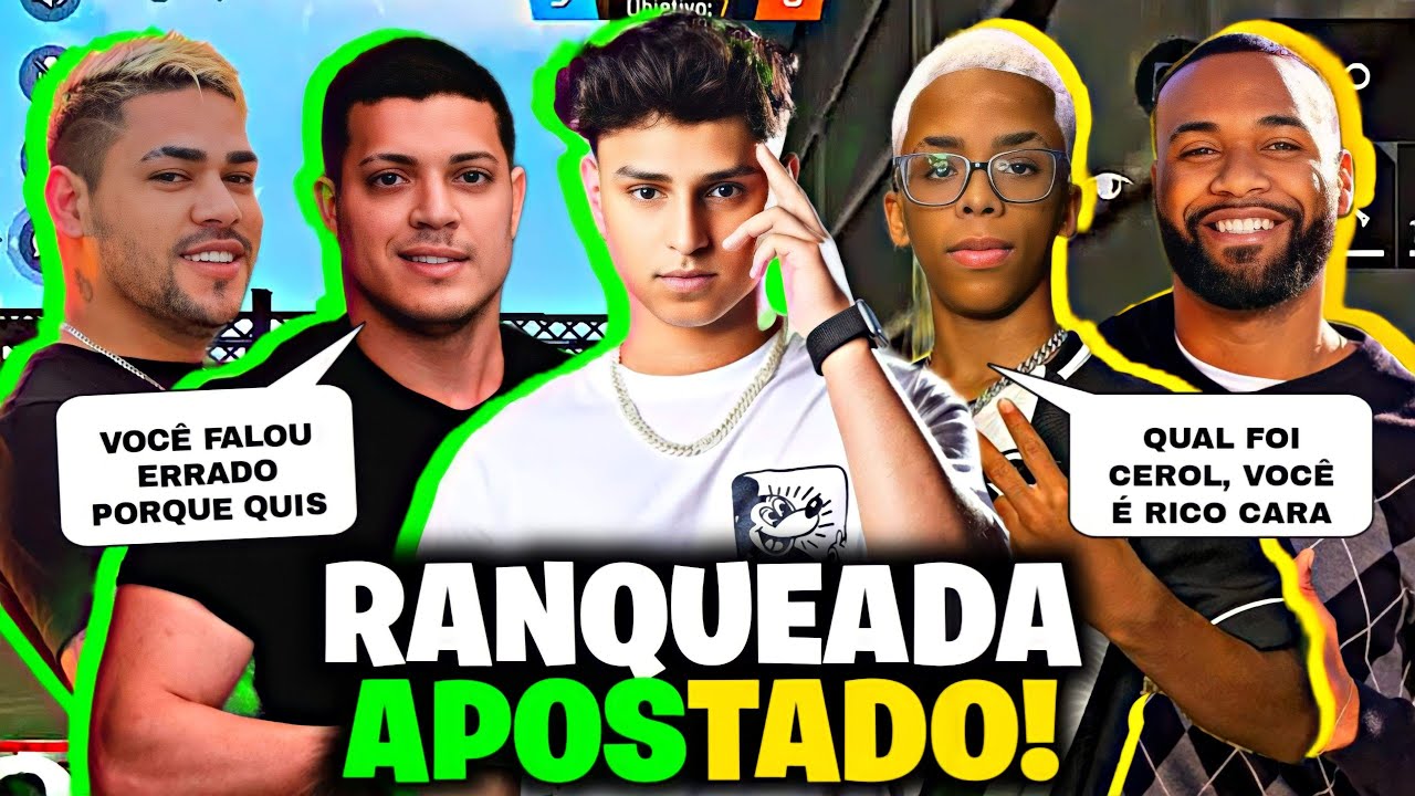 RANQUEADA APOSTADO! BOCA DE 09 FOI TROLLADO E QUASE CHOROU! FT. CEROL, NOBRU, GORILA E RACHA!