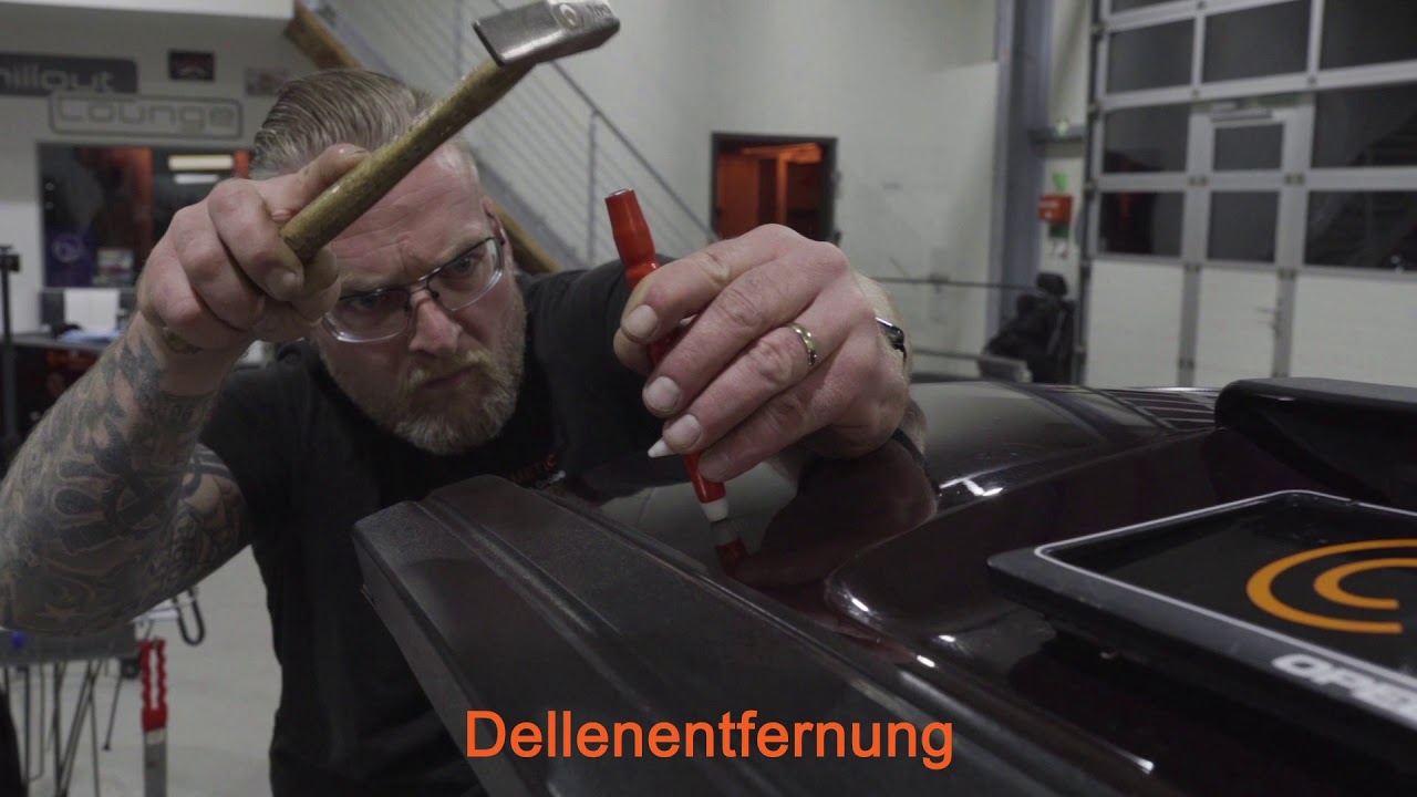Trockeneisstrahlen, Lederreparatur, Ausbeulen, Lackaufbereitung, Politur & Lackversiegelung